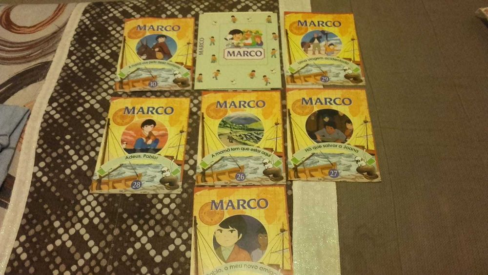 Cassetes Livros Caderneta E Mala Heidi Marco Conjunto/Separado Novos