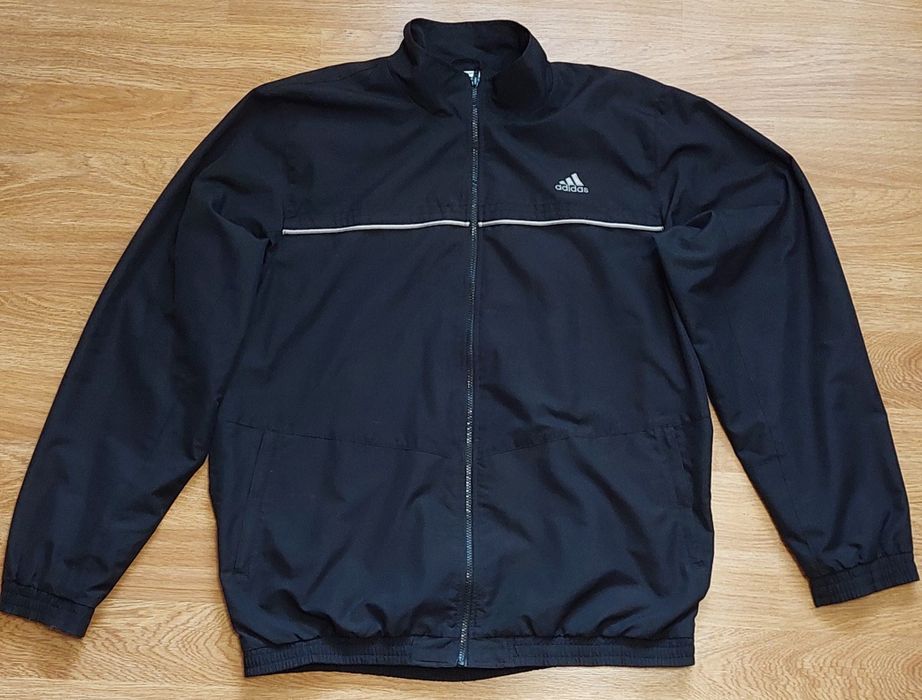 Спортивная кофта ADIDAS мужская большого размера 2XL олимпийка мужская