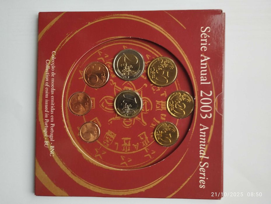 5 Carteiras BNC e FDC Euro Portugal 2007 + outros anos - ver descrição