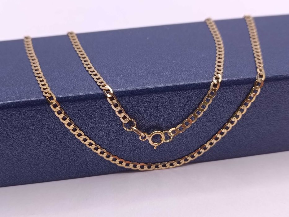 Złoty Łańcuszek Łańcuch Złota Pancerka 50 CM Złoto PR585 14K 79/12/25s