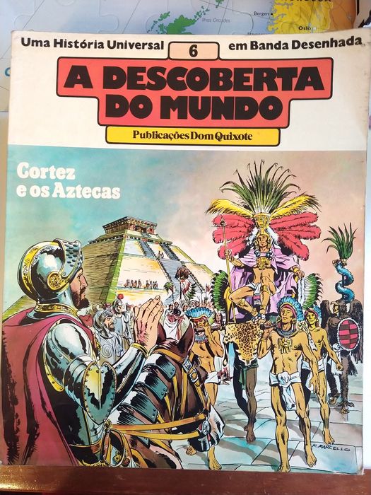 Livros A Descoberta do Mundo em BD