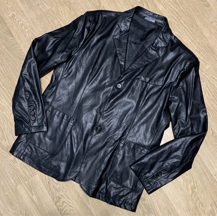 Кожзам мужской пиджак