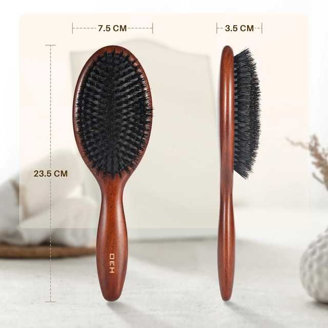 OEH Szczotka do włosów z naturalnym włosiem dzika