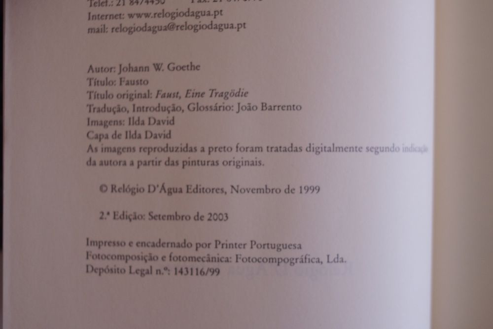 Goethe, "Fausto "