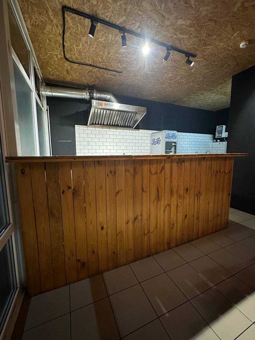 Барна стійка / торгова стійка з дерева, лофт, 270 см