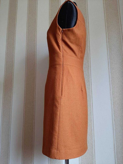 Сарафан-платье теплое, демисезонное, шерстяное. Сарафан ESPRIT.