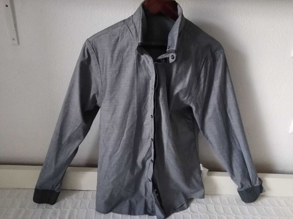 Camisa Basic Zara Man Slim Fit