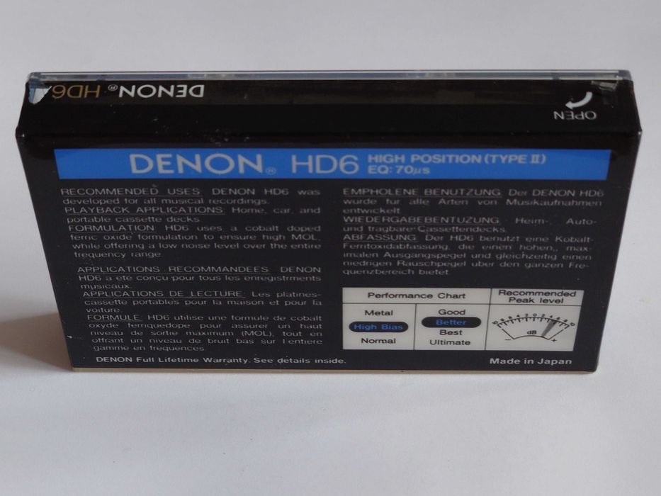 Denon HD6 90 model na lata 1988/90 na rynek Europejski