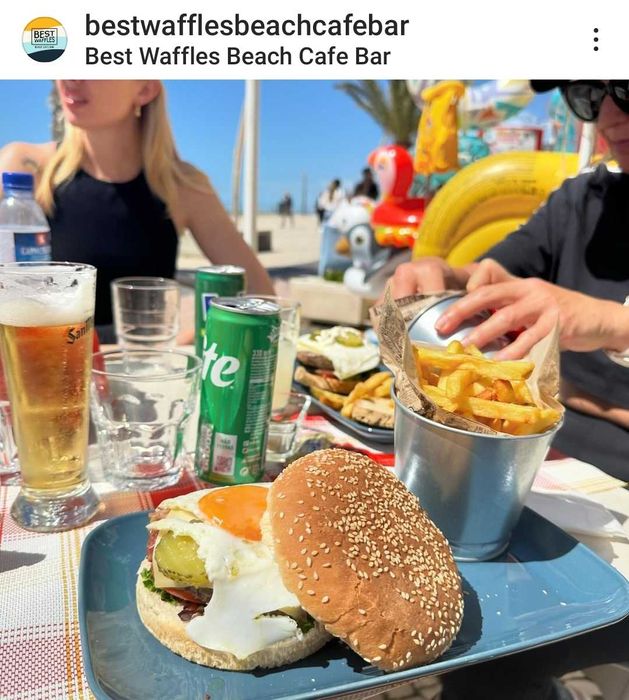 Snack bar na Praia de Quarteira