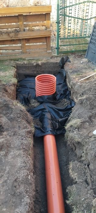 Przyłącza wodno-kanalizacyjne, usługi minikoparką