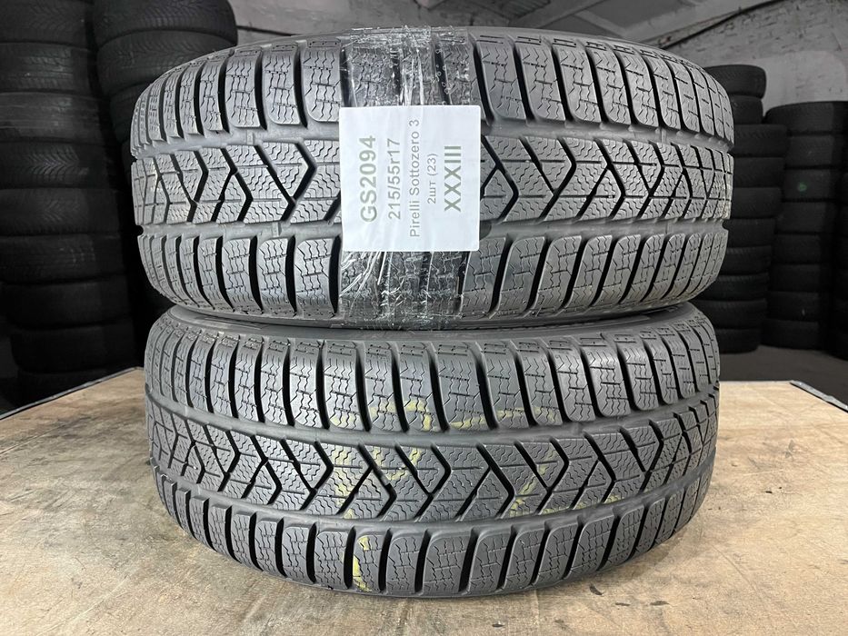 GS2094 Зимові шини 215/55r17	Pirelli Sottozero 3 пара резина р17