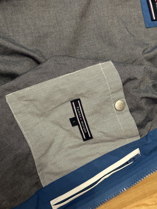Męska kurtka bomberka Tommy Hilfiger niebieska r. s
