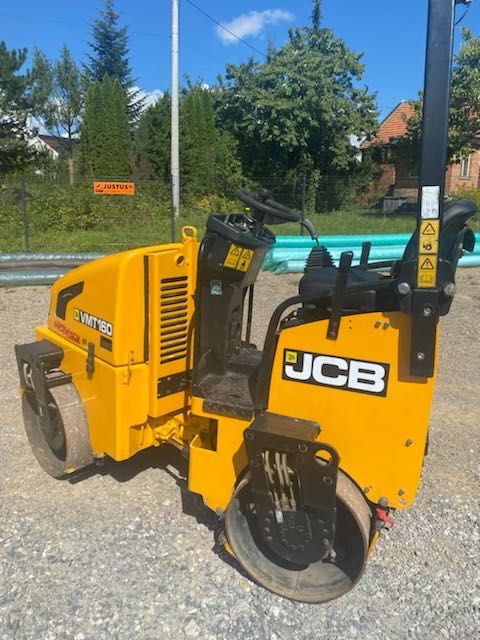 Wynajem walca usługi walcem JCB 2T zagęszczanie dróg terenu Kraków