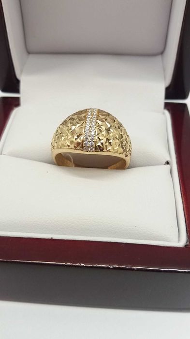 Pierścionek nowy złoty próba 585