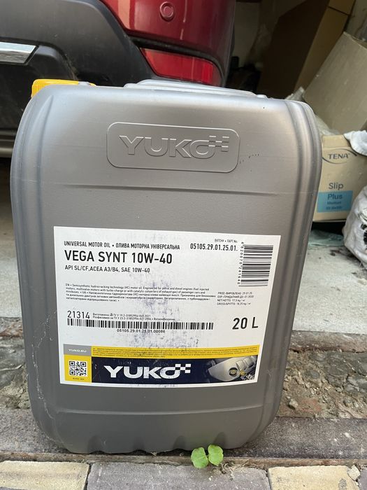 Моторна олива YUKO Vega Synt