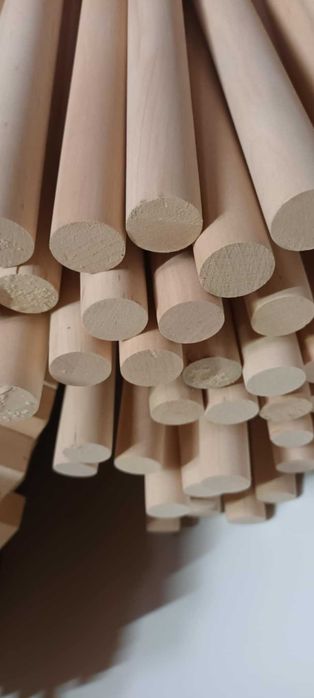 Kołek drążek kij wałek bukowy drewniany 20mm x 1000m