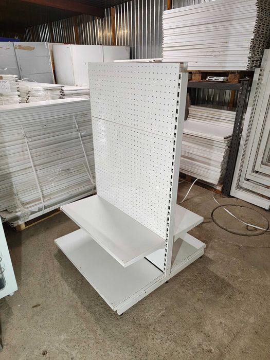 Торгові стелажі перфорація б у, двосторонні перфоровані стелажі б у