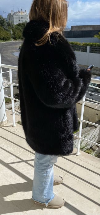 Casaco Mango  Em Pêlo , novo