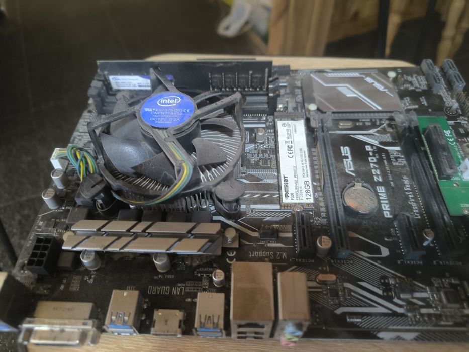 Комплект ASUS Prime Z270-P (LGA1151) + процесор Intel Celeron G3900+8gb+ssd128 m2