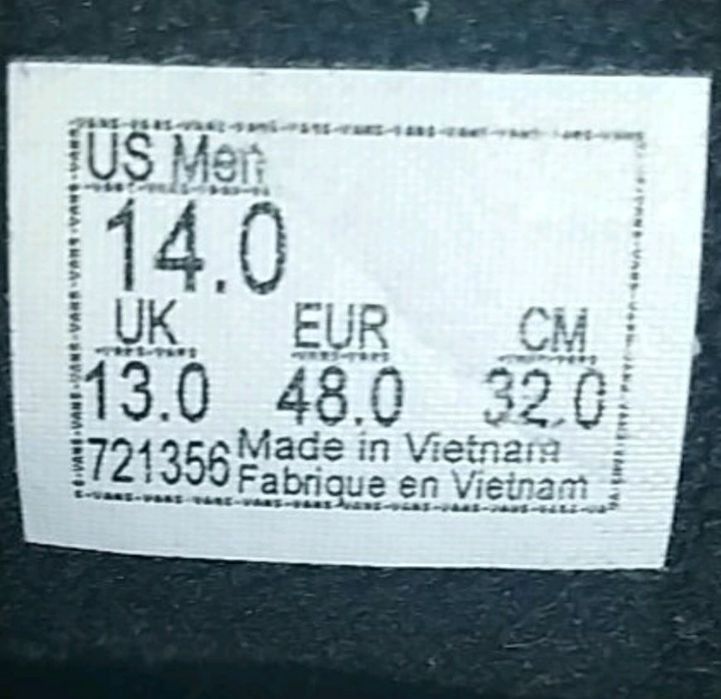 Високі кеди Vans Filmore Hi Vansguard, 48р. на 30.5 см