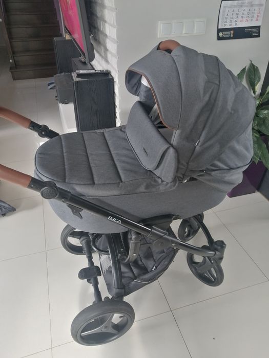 Wózek dziecięcy Bebetto Luca 2w1 szary