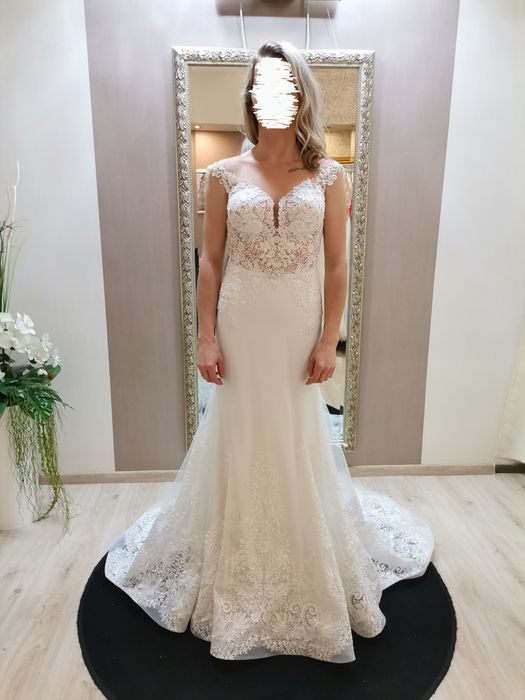 Suknia ślubna rozmiar 36 Rybka Eva Hudy