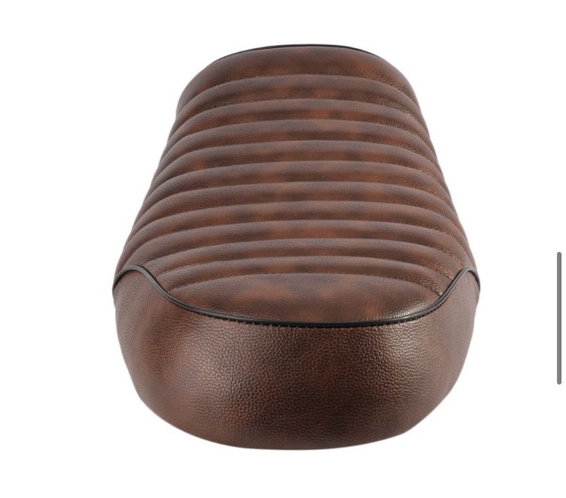 Bancos cafe racer universais castanho ou preto