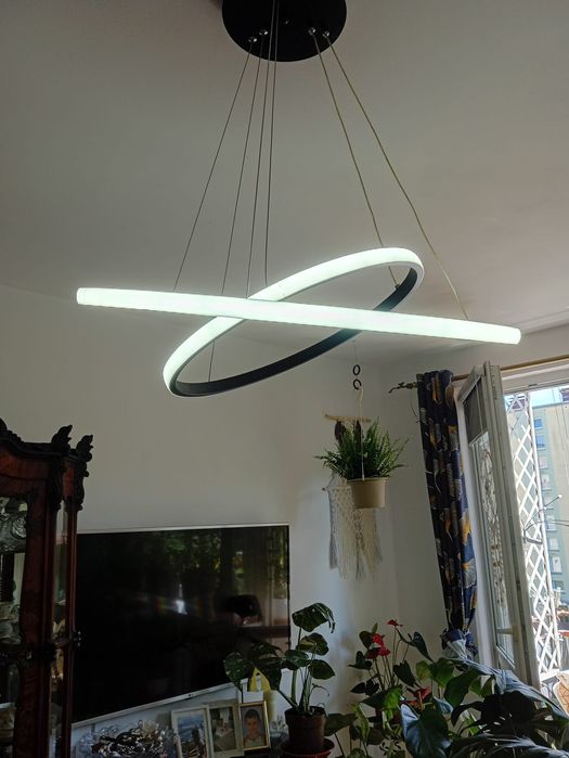 Lapna sufitowa LED dwa pierścienie