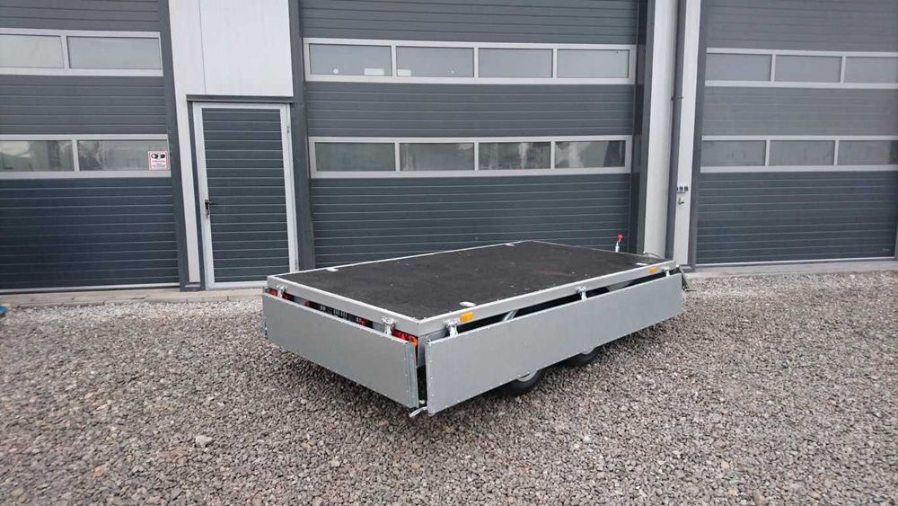 Przyczepka samochodowa SIDECAR 300x156 750 kg Producent - TRANSPORT