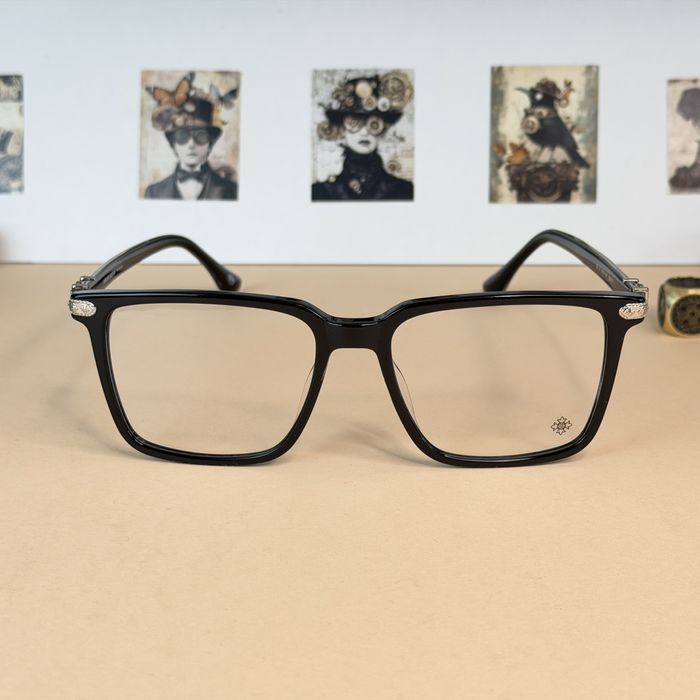 Okulary oprawki zerówki unisex nerdy czarne acetat tytan ETE
