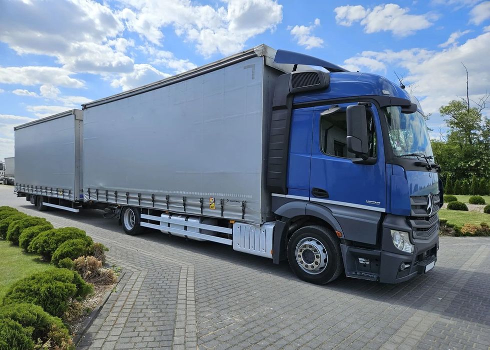 Mercedes-Benz ACTROS 1833 / ZESTAW TANDEM PRZESTRZENNY 120 M3 / 2018 R / GNIOTPOL / EURO 6