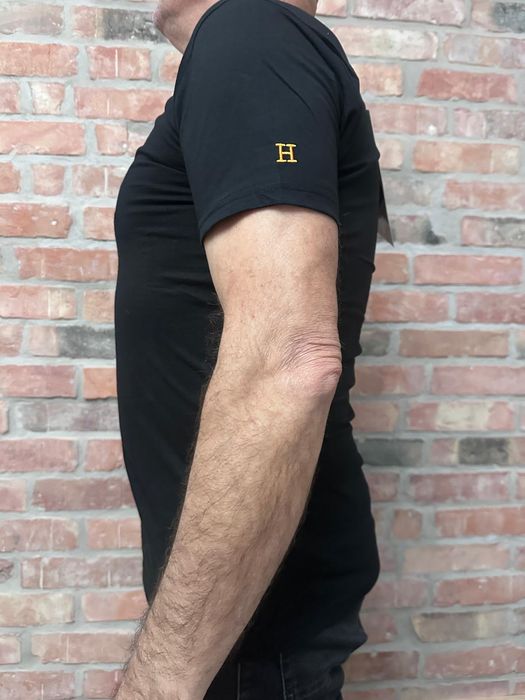 XXL czarny T-shirt meski