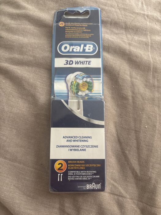 Oral B 3D white koncowki do szczoteczek