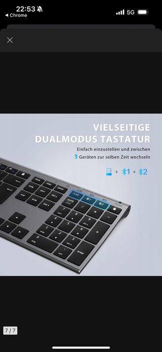 Klawiatura myszka bluetooth przewodowe iclever