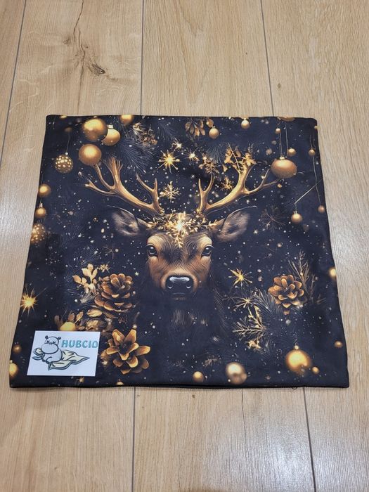 Poszewka świąteczna renifer 40x40