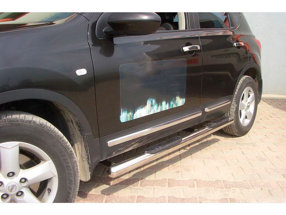 Бічні труби Нержавіюча сталь для Nissan Qashqai (2010-2014) (2 шт.)