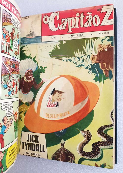 Antiga Encadernação com 10 diferentes "Comics da Ebal" ~ 1959/60 ~ #2