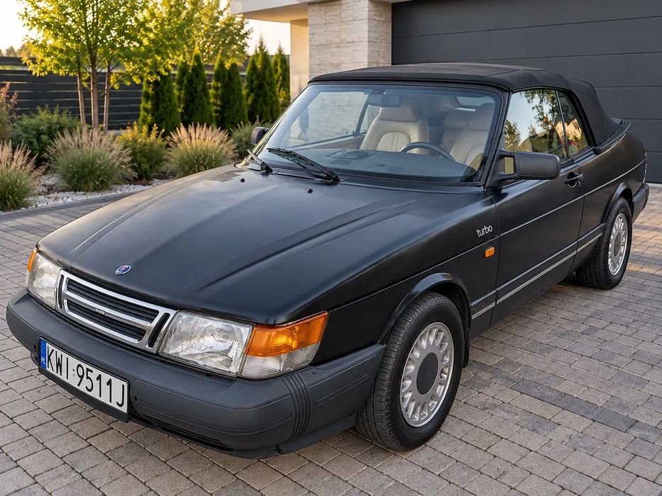 Saab 900 kultowy krokodyl, najmocniejszy 2.0 Turbo 175 KM, bez korozji