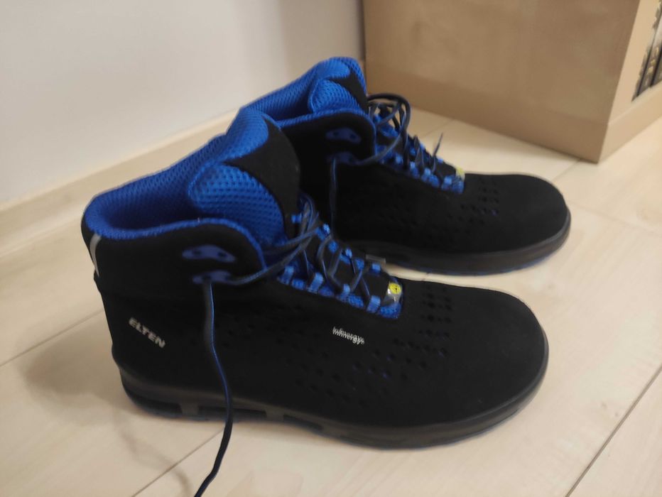 Buty robocze Elten Impulse XXT blue Mid ESD S1 r. 44 29 cm jak nowe