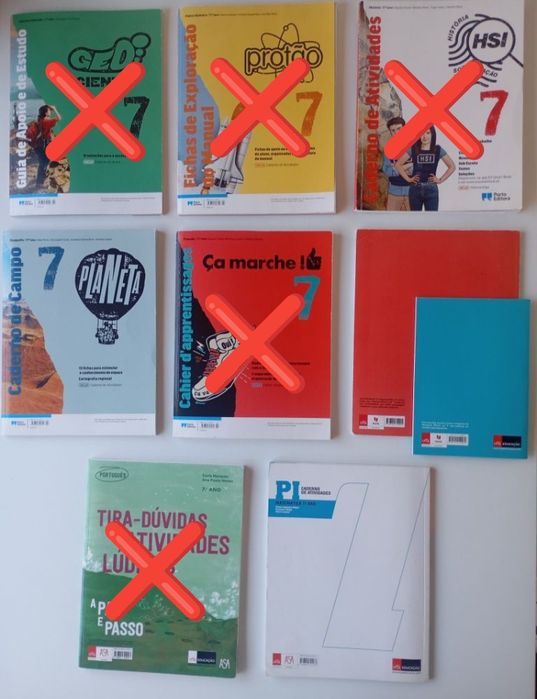 Cadernos de atividades 7° ano