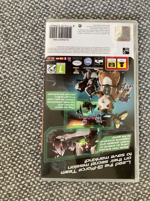 Gra na PSP G-force