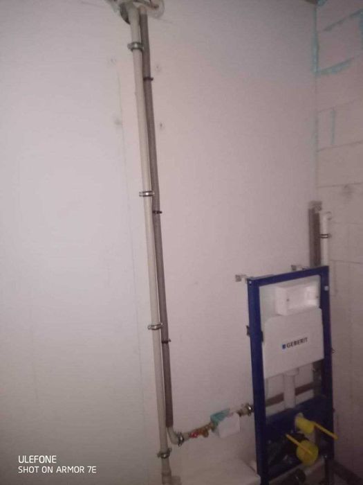 Чорнове розведення, чистове встановлення водопостачання та каналіації