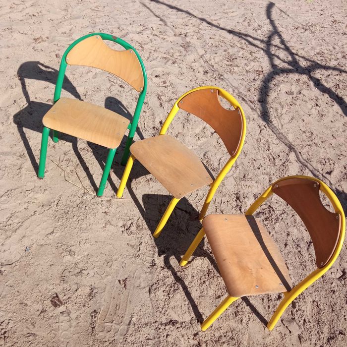 Krzesełka na działkę, dla dzieci
