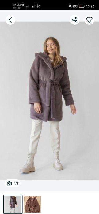 Еко шуба  Monro, штучне хутро