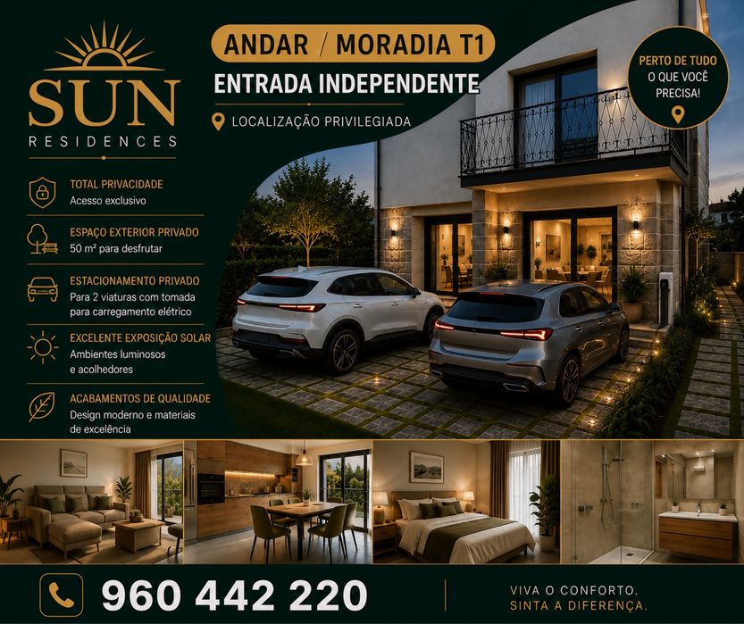 T1 +1 68m2 e Terreno 50m2 em Barcelos