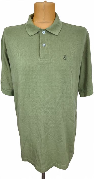 Izod klasyczna koszulka polo zielona khaki l