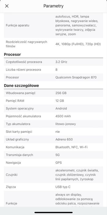 Oppo Reno 6 Pro 5 G 12/256 GB e-SIM
