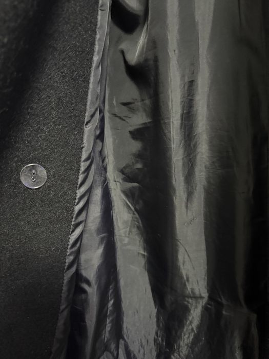 Пальто чорне, довге