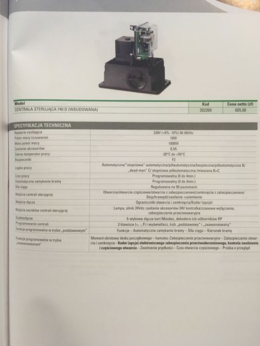 Używana Centrala FAAC 748D napędów przesuwnych 740, 741, Jumbo, Falcon