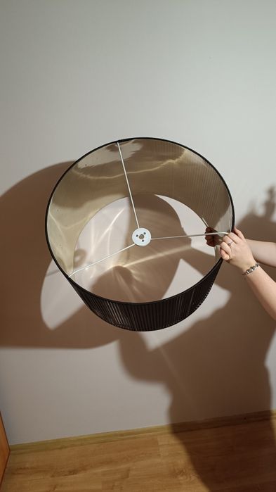 Abażur duży czarny